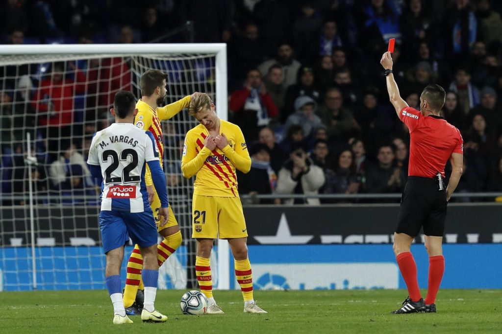 Valverde: De Jong’s red card ‘did us damage’ in derby draw