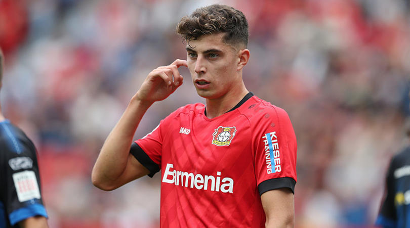 Bayer Leverkusen midfielder Kai Havertz,