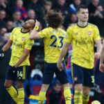 Aubameyang sees red as Arsenal draw with Palace