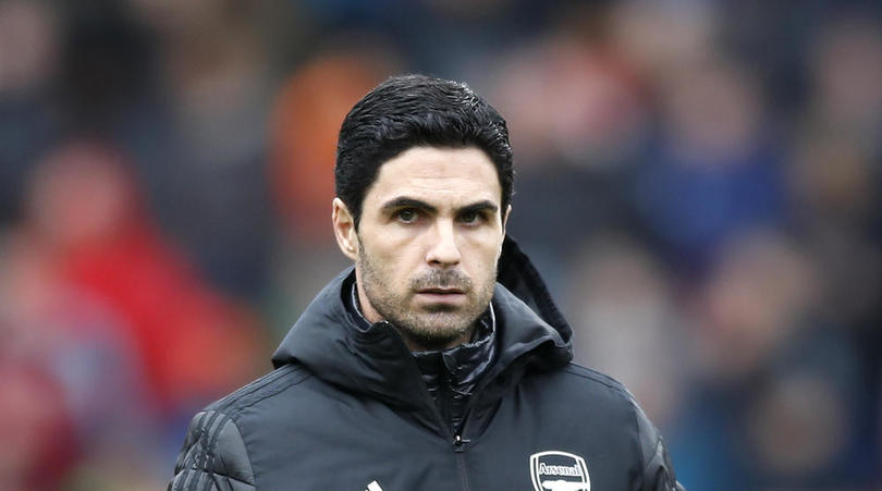 Arsenal manager Mikel Arteta during the Premier League match at Turf Moor, Burnley.