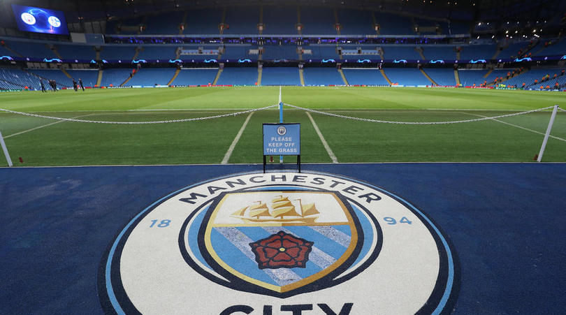 A general view of the Etihad Stadium, home of Manchester City.