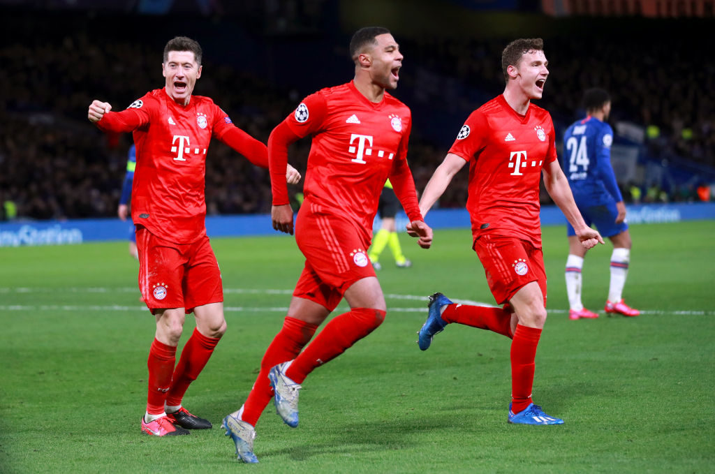 Gnabry, Lewandowski push Chelsea to the brink