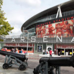 A general view of the exterior of the Emirates Stadium, home of Arsenal