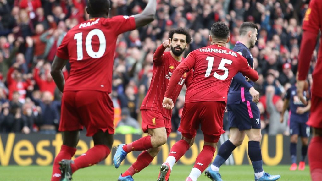 Salah, Mane clinch record-breaking win for Liverpool