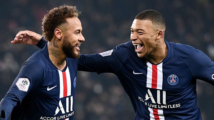 Ligue 1 and PSg stars Neymar and Mbappe