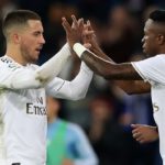 Hazard and Vinicius Junior