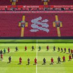 Liverpool players take a knee in support of Black Lives Matter movement