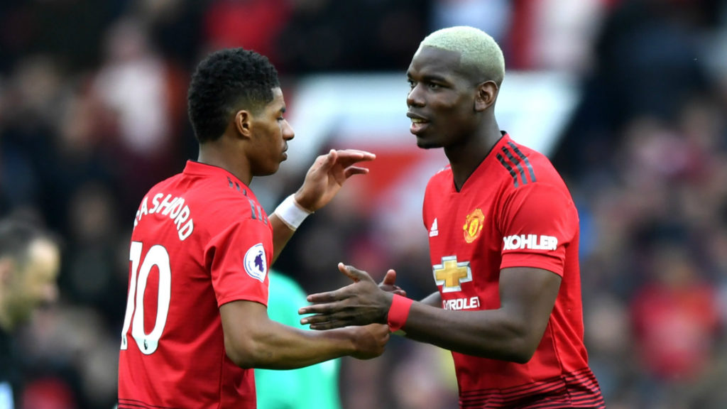 Pogba, Rashford return for Man Utd in training game