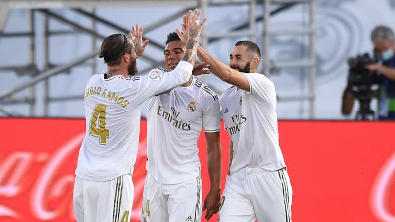 Benzema double secures 34th LaLiga title for Real