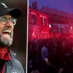 Liverpool 'disappointed' in fans' Premier League title celebrations outside Anfield