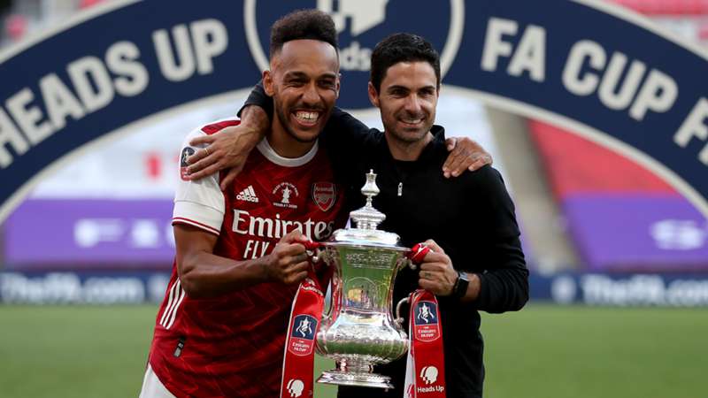 Aubameyang reveals how Arteta convinced him to stay