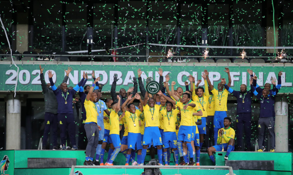 Sundowns crowned Nedbank Cup champions to complete treble