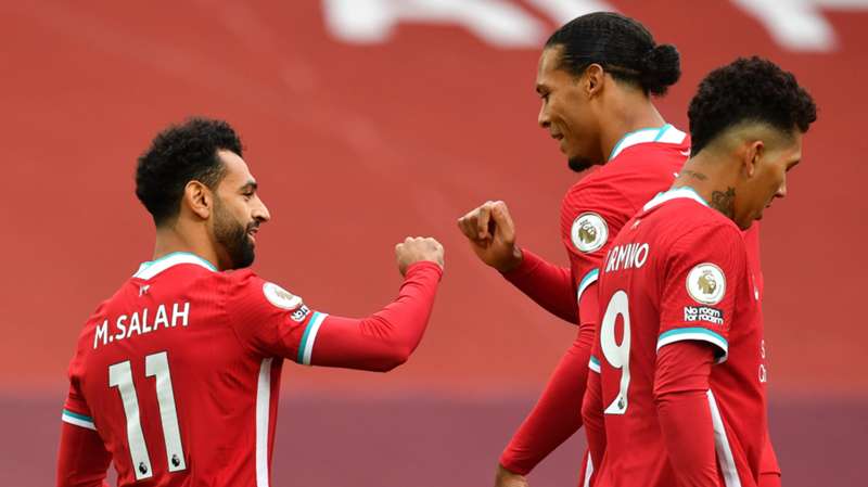 Van Dijk hits out at Salah's doubters after nervy Liverpool win