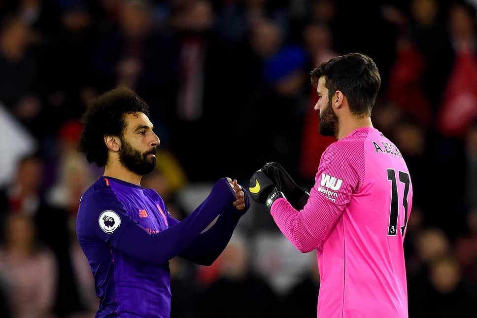 Alisson sends rivals Salah warning