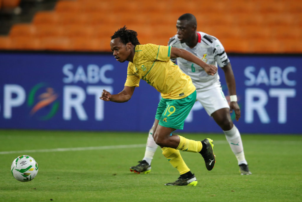 Percy Tau up to sixth in Bafana’s all-time goal scoring charts