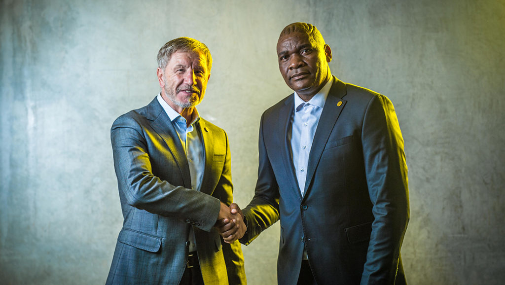 Stuart Baxter and Molefi Ntseki