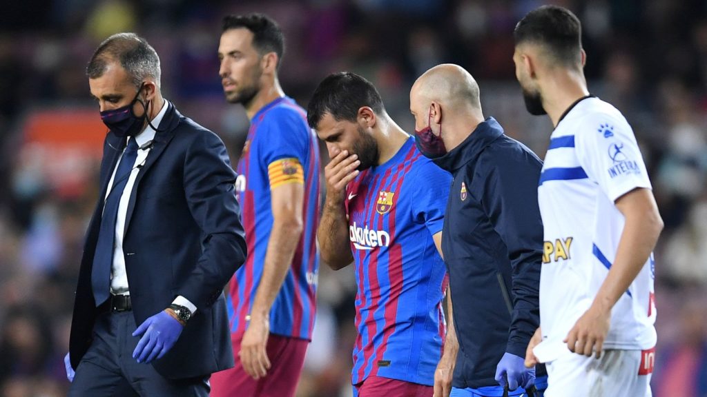 Aguero will be out for at least three months: Barcelona