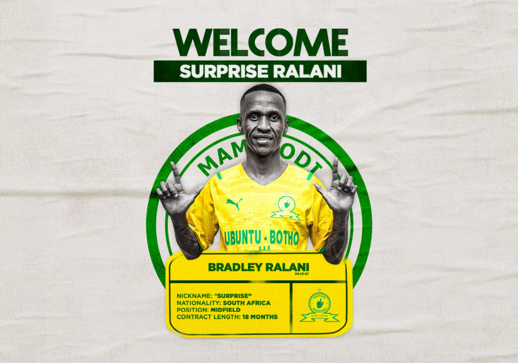 Mamelodi Sundowns welcome the signing of Surprise Ralani