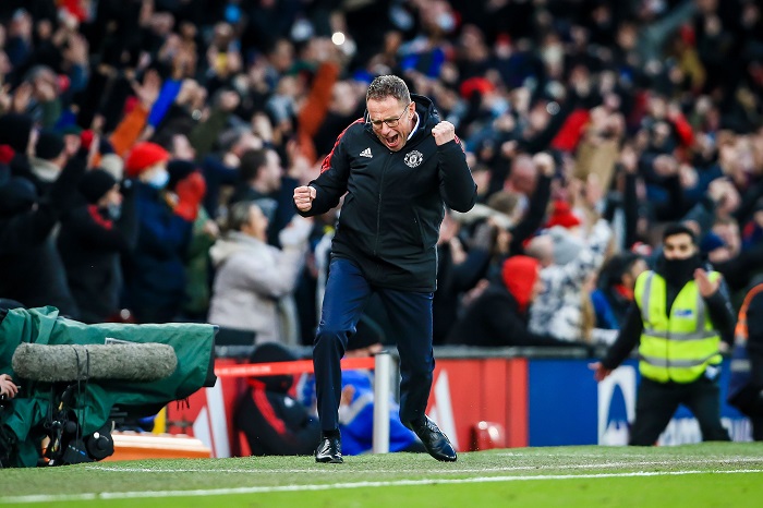 Manchester United coach Ralf Rangnick