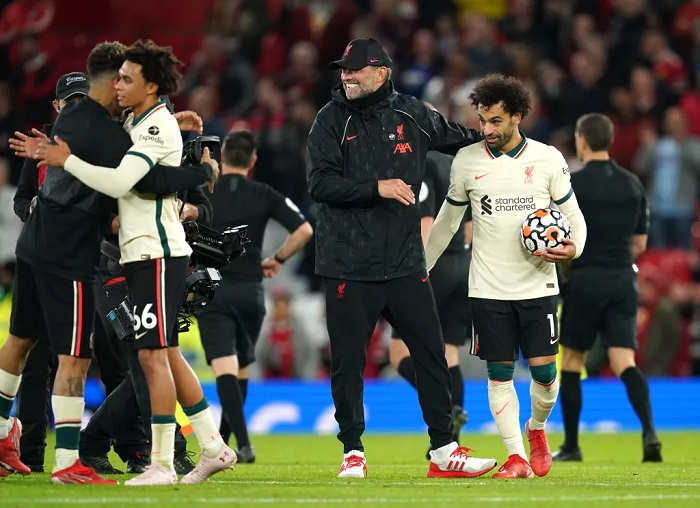 Liverpool, Klopp, Salah, Trent ALexander-arnold