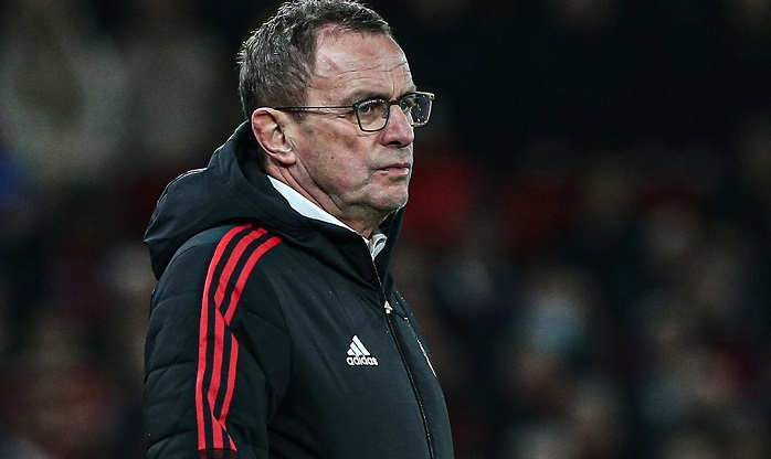 Manchester United coach Ralf Rangnick