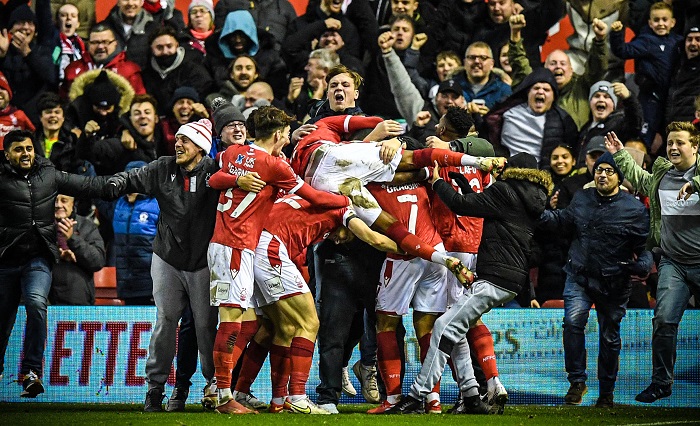 Forrest beat Arsenal in the FA Cup