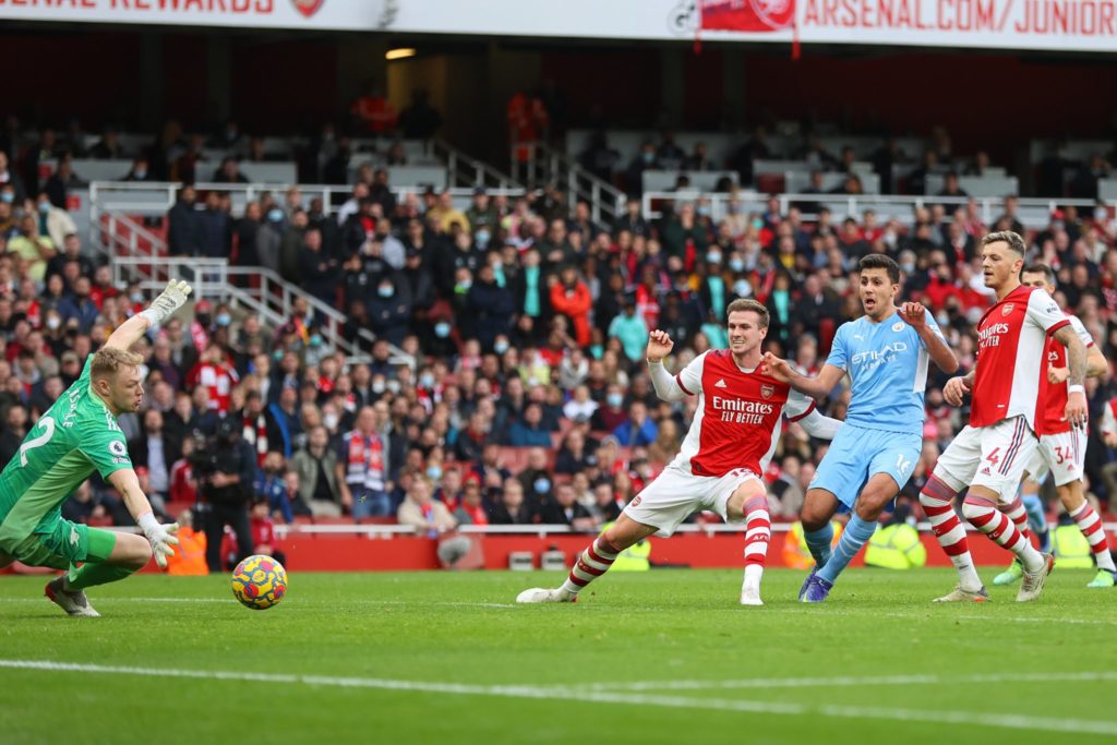 Man City late show at Arsenal opens up 11-point lead