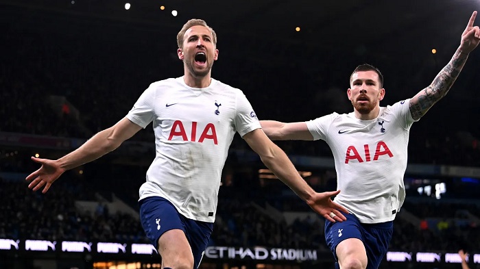 Harry Kane of Tottenham Hotspur vs Manchester City