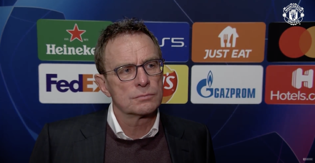 Watch: Rangnick, De Gea, Matic, Elanga reacts to Atleti draw