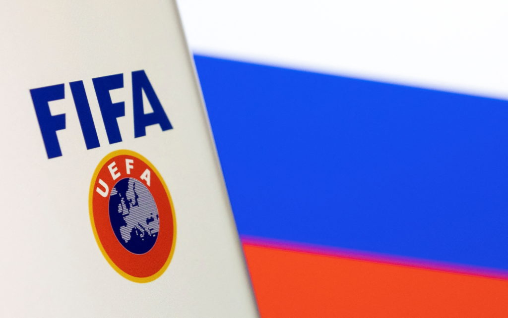 Russia expelled from World Cup as Fifa and Uefa hand down bans