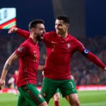 Bruno Fernandes and Cristiano Ronaldo, Portugal