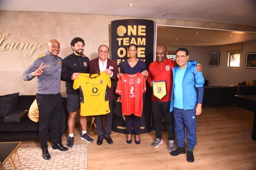 Kaizer Chiefs welcome Al Ahly’s delegation at Chiefs Village