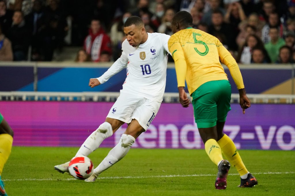 Mbappe stars as France put five past Bafana