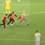 Watch: Pitch invasion at level 99