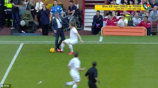 Remember when Jose Mourinho tackled Olly Murs at Soccer Aid