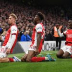 Highlights and reactions as Nketiah double moves Arsenal level with Spurs