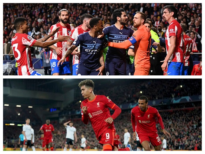 Man City edge Atletico in heated affair while Liverpool survive late scare to progress to UCL final-four