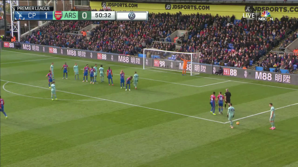 Goal of the day: Xhaka's stunning free-kick at Palace