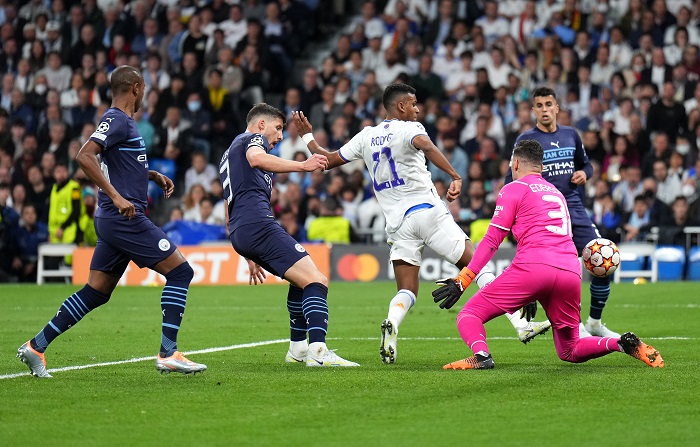 Rodrygo of Real Madrid vs Man City