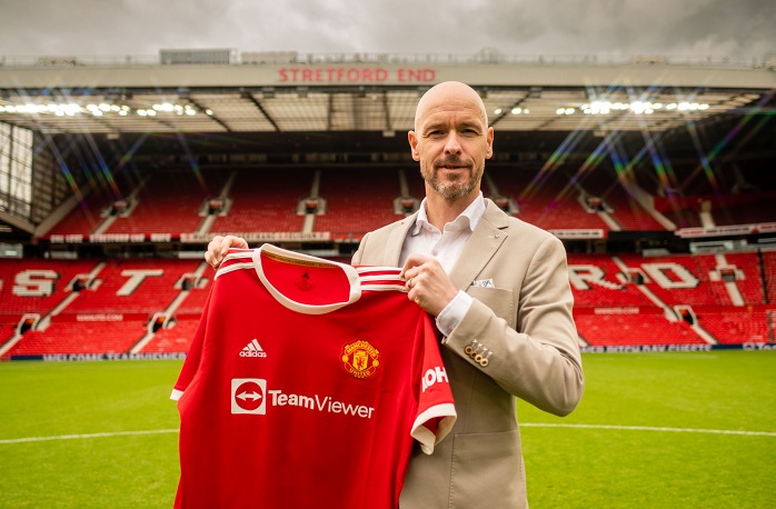 New Man United boss Eric ten Hag Image source: @ManUnited twitter