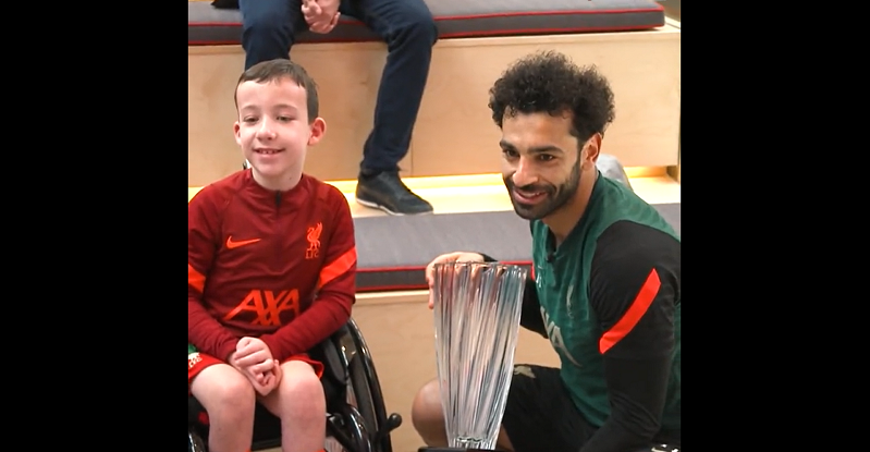 Salah Liverpool, Image: @LFC Twitter