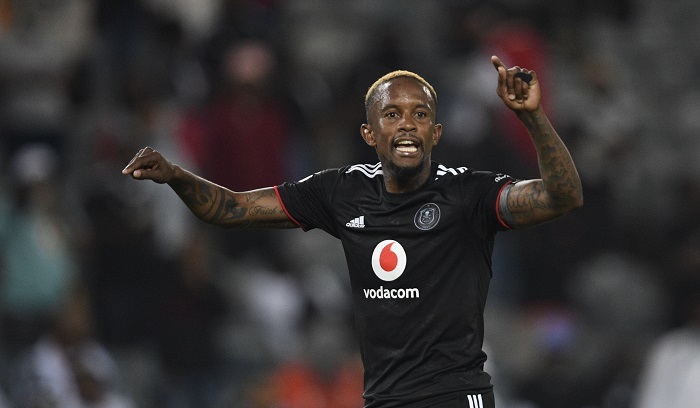 Linda Mntambo of Orlando Pirates during the DStv Premiership 2021/22 match between Orlando Pirates and Chippa United at Orlando Stadium, in Soweto on the 27 April 2022 © Sydney Mahlangu/BackpagePix