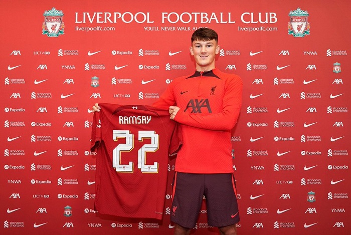 New Liverpool signing Callum Ramsey Source: @LFC twitter