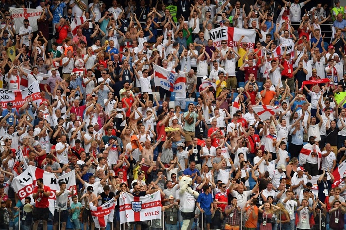 Getty Images England fans