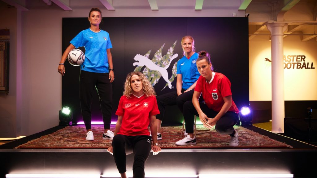 PUMA X LIBERTY unveils Euro Champs women's boots and kits