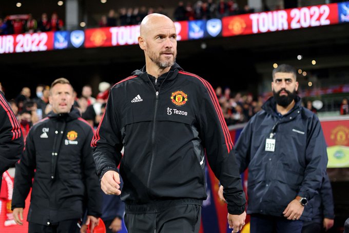 Manchester United manager Erik ten Hag Source: twitter