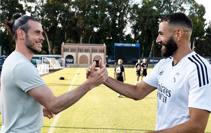 Bale and Benzema Source: Real Madrid twitter