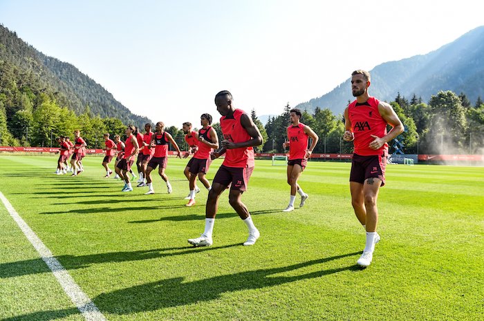 Inside Liverpool's training session in Salzburg