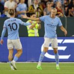 Man City hit Salford for eight, Liverpool cruise into 4th round