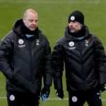 Manchester City Pep Guardiola and Rodolfo Borrell